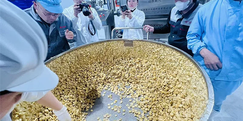跨越国界的酥脆革新:山东新联兴机械真空油炸机助力越南客户开启健康美食新篇章